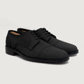 Dirk Brogues Derby E zezë Nubuck Këpucë lëkure për Meshkuj