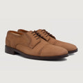 Dirk Brogues Derby Kafe Nubuck Këpucë lëkure për Meshkuj