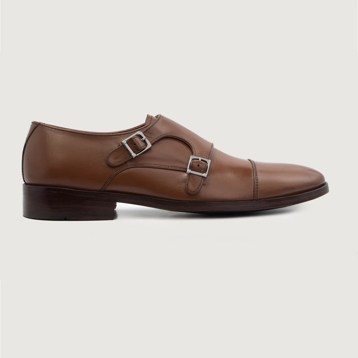 Brown Full-Grain leather Shoes - Strukturë e qepur Goodyear welt dhe maja e këpucës