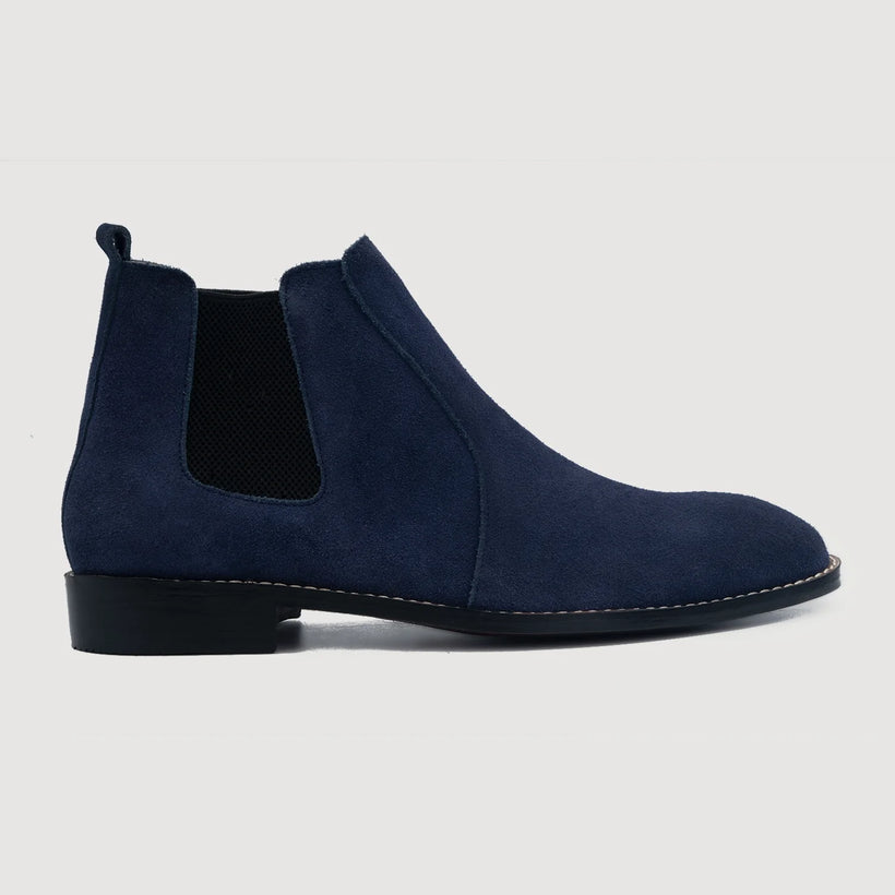 Clarkson Chelsea Midnight Blue Suede Leather Boots për meshkuj