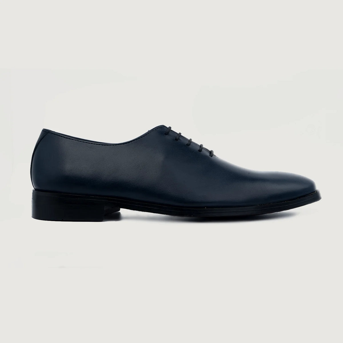 Midnight Blue Full-Grain leather Goods - Pamje e pasme me supe të theksuara dhe buzë të pastër