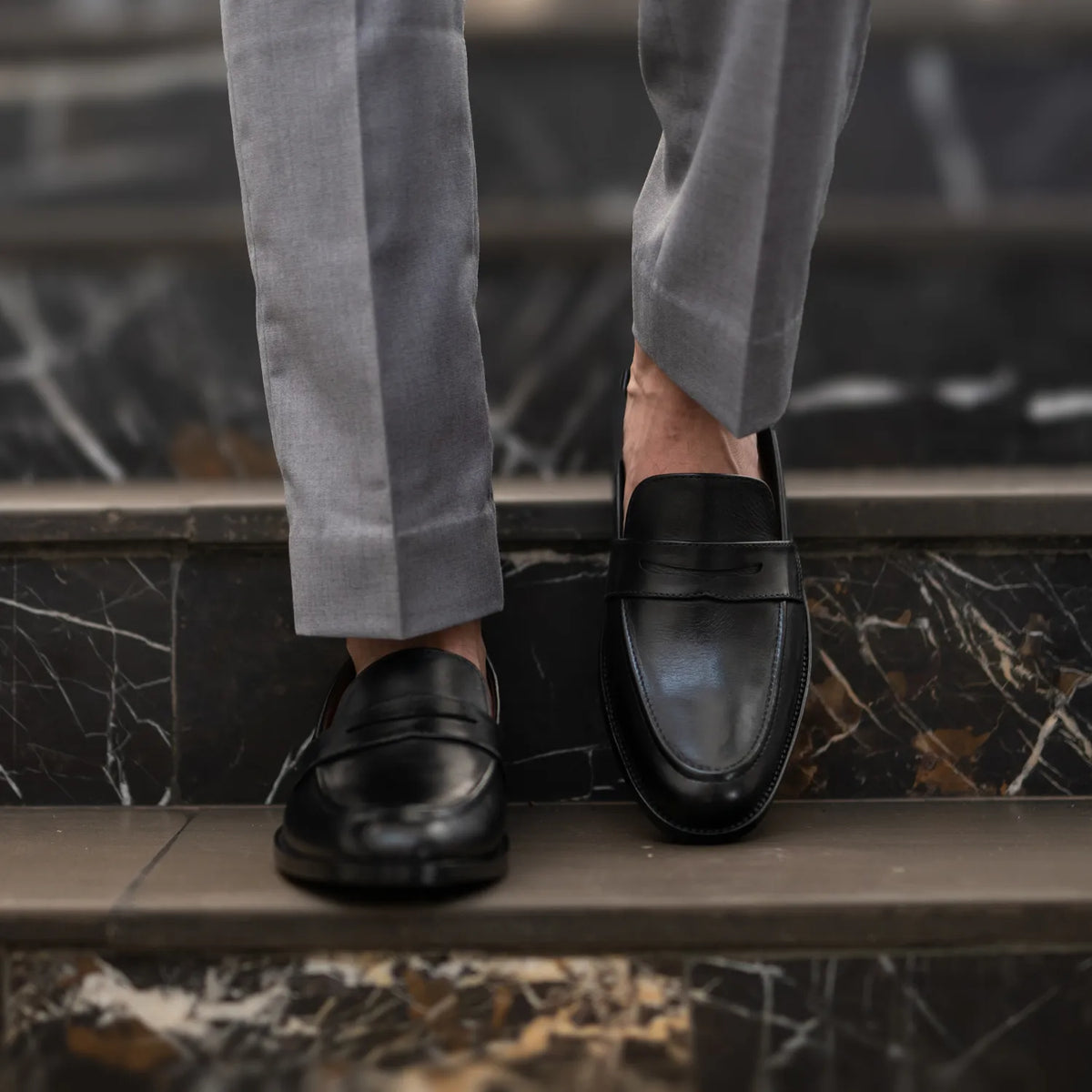 Orlaven Baxton E zezë Mokasina lëkure për Meshkuj footwear image 9