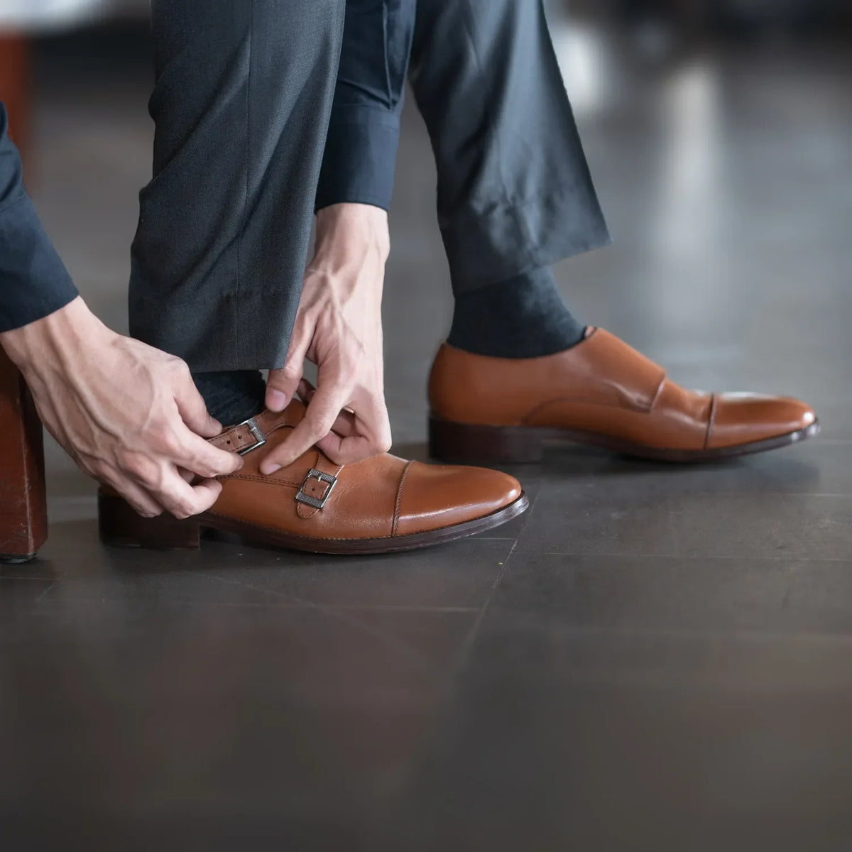 Orlaven Boston Këpucë lëkure Kafe e çelët Këpucë lëkure footwear image 9