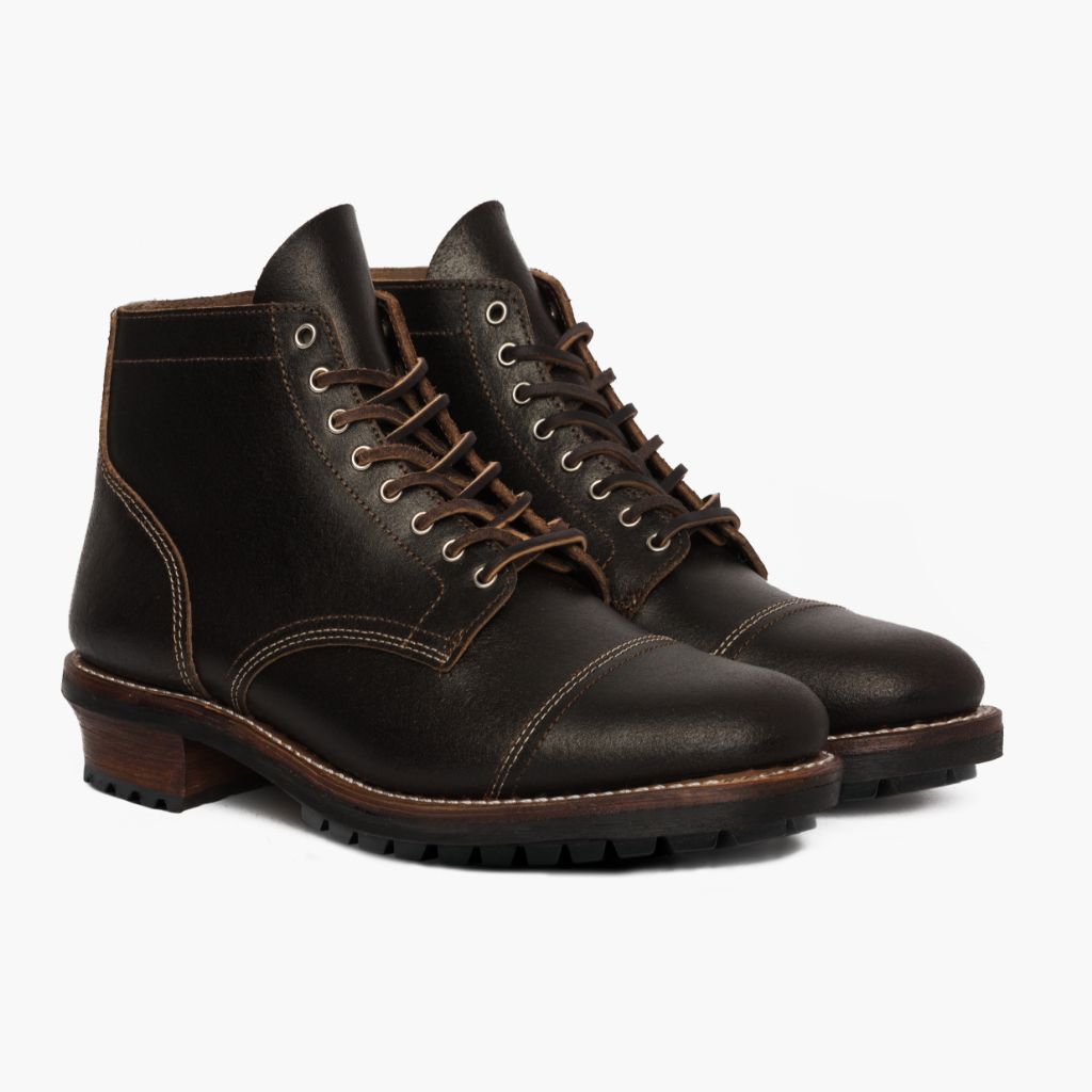 Vanguard Waxed Cacao Çizme lëkure për Meshkuj For Men in Classic Full-Grain Leather - Pamje anësore | Bli online