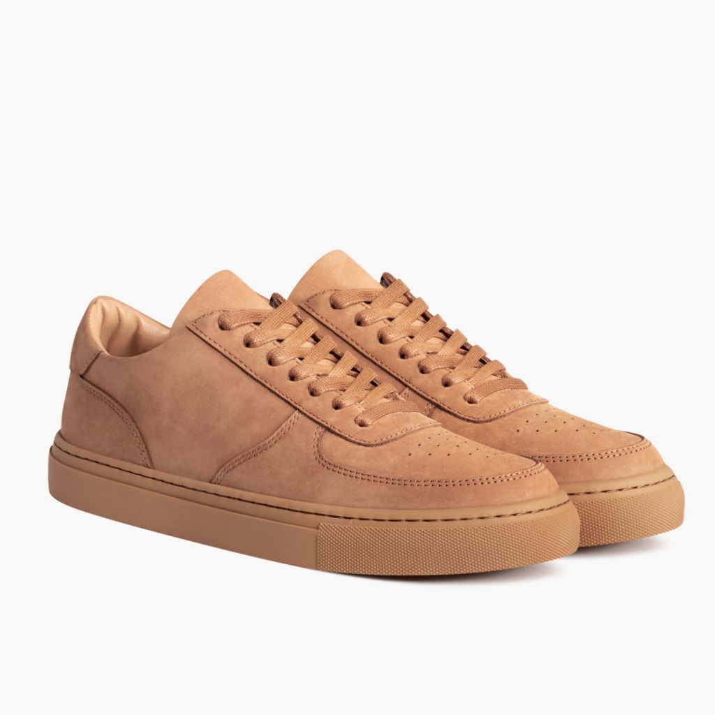 Court Clay Atlete lëkure për Meshkuj in Classic Full-Grain Leather - Pamje anësore | Bli online
