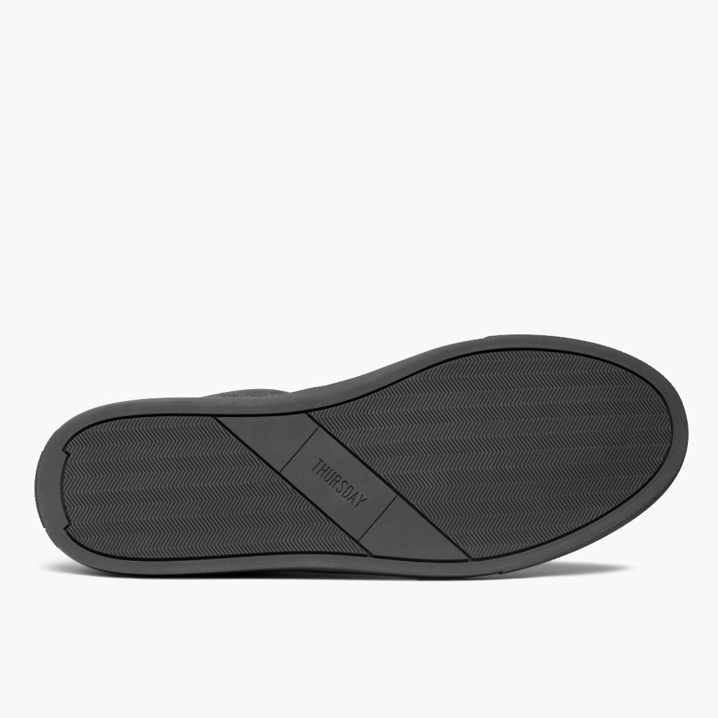 High-Traction Rubber Outsole & Lug Tread Pattern on Court Smoke Atlete lëkure për Meshkuj