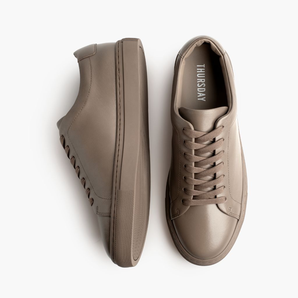 Encore Forest Leather Sneakers - Pjesë e pasme e thembrës e përforcuar dhe qepje dyshe precize