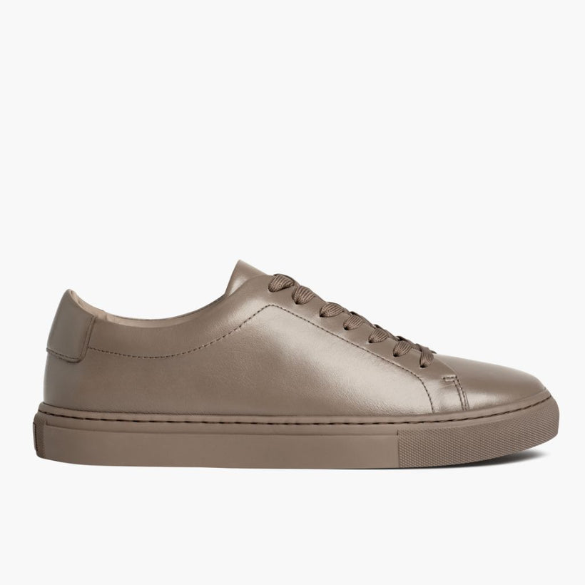 Encore Taupe Leather Sneakers për meshkuj