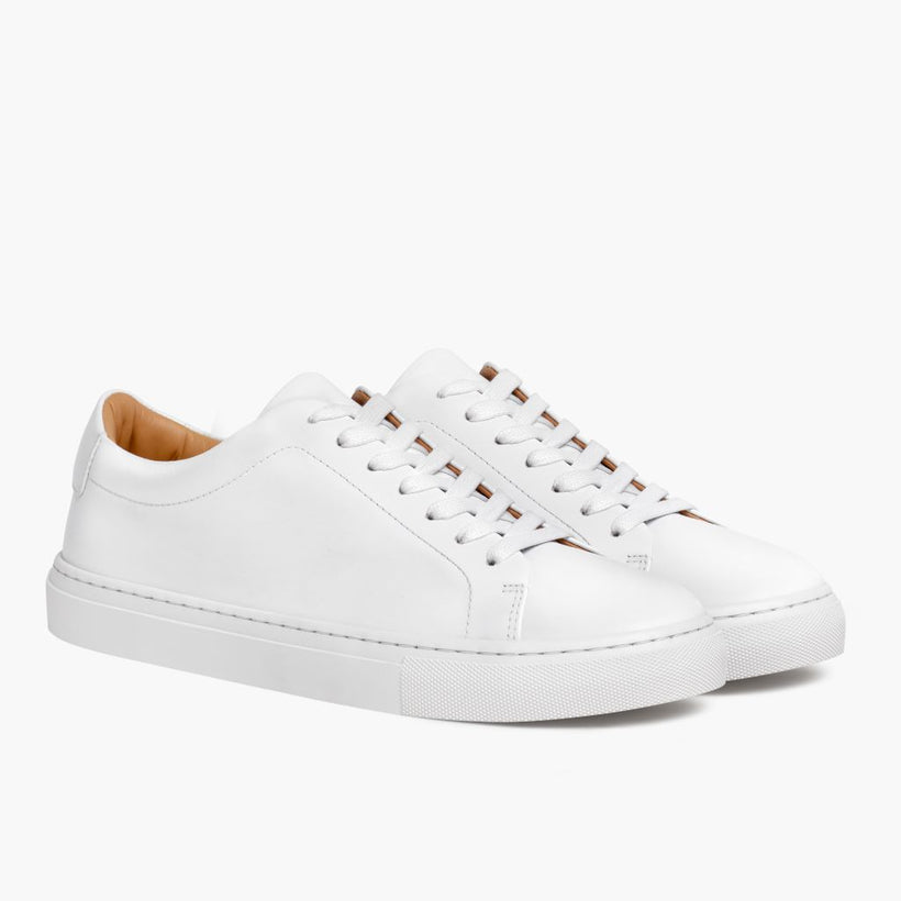 Encore White Leather Sneakers për meshkuj