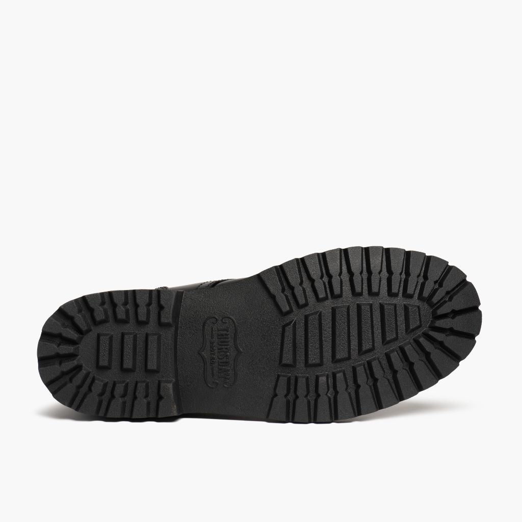 High-Traction Rubber Outsole & Lug Tread Pattern on Hero E zezë Çizme lëkure për Meshkuj