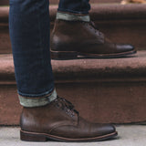 Styled On-Foot Perspective Demonstrating Ankle Fit & Silhouette on Model