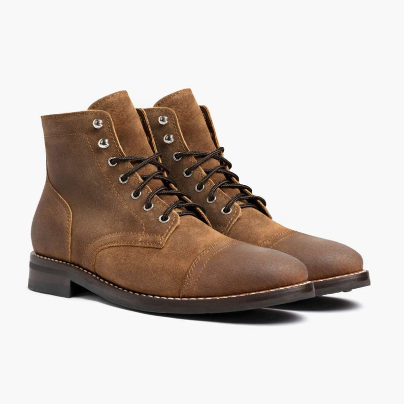 Captain Safari Leather Boots për meshkuj