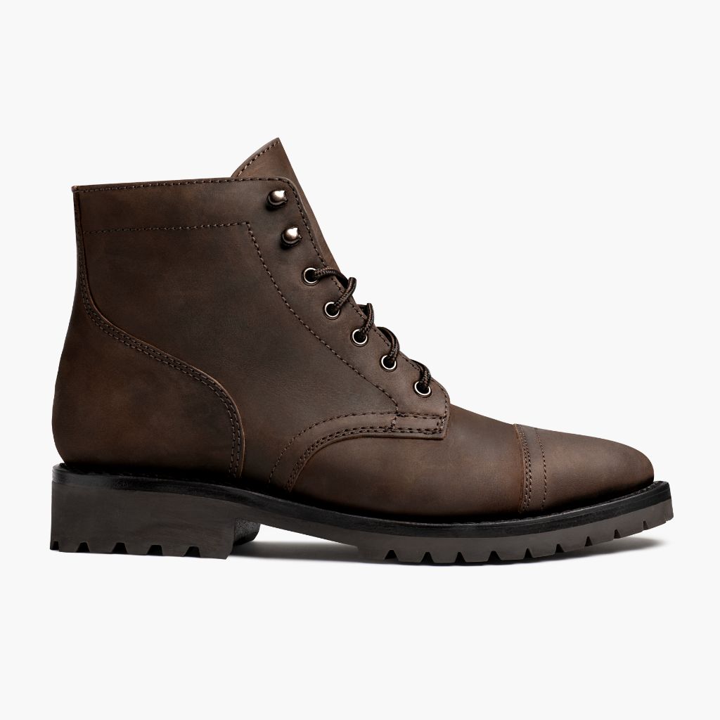 Classic Full-Grain leather Boots - Strukturë e qepur Goodyear welt dhe maja e këpucës