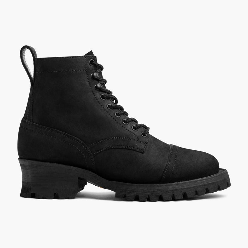 Challenger E zezë Matte Leather Boots për meshkuj