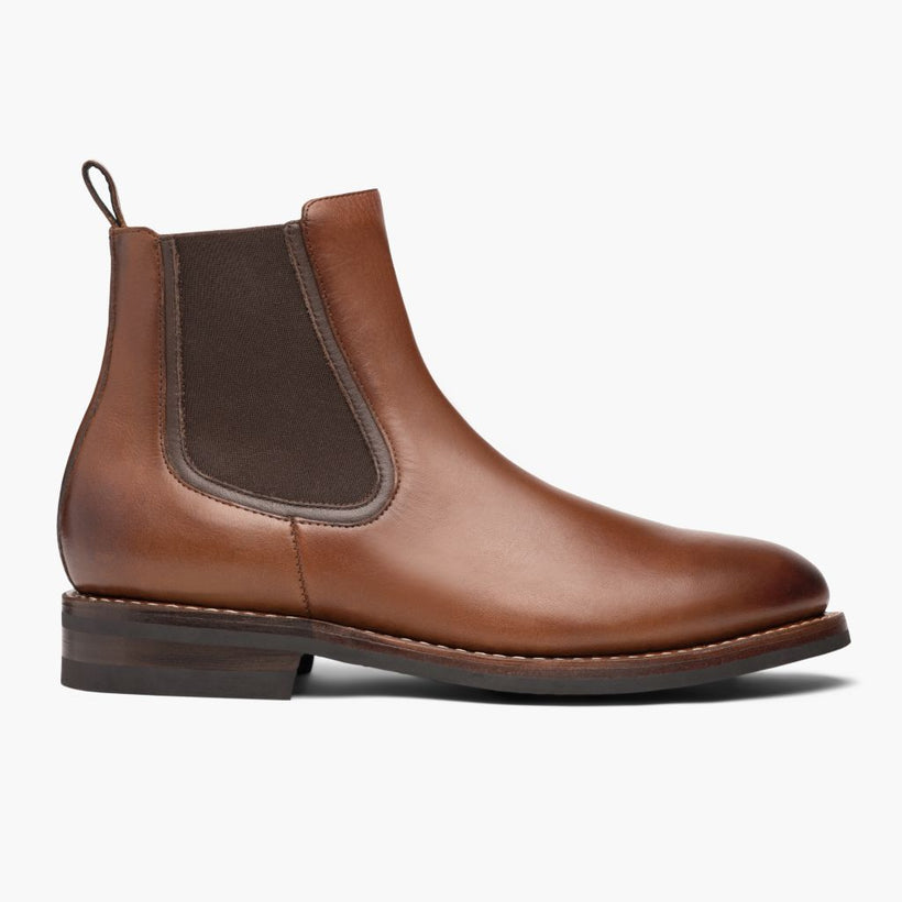 Duke Brandy Leather Boots për meshkuj