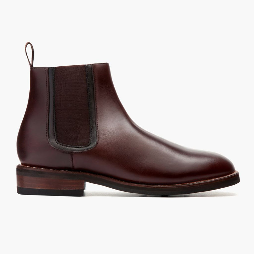 Duke Kafe Leather Boots për meshkuj