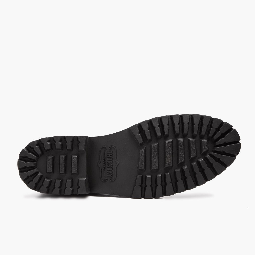 High-Traction Rubber Outsole & Lug Tread Pattern on Legend E zezë Matte Çizme lëkure për Meshkuj