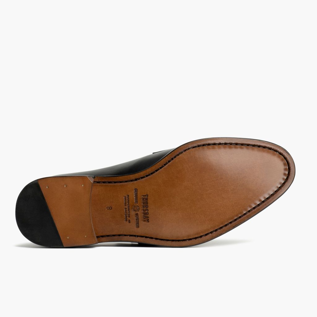 High-Traction Rubber Outsole & Lug Tread Pattern on Lincoln E zezë Atlete lëkure për Meshkuj