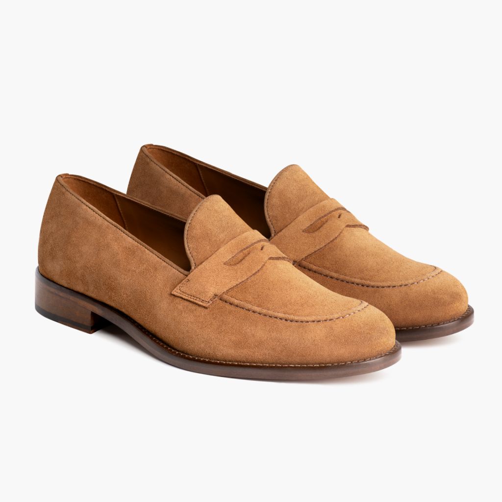 Lincoln Cider Mokasina lëkure për Meshkuj in Classic Full-Grain Leather - Pamje anësore | Bli online