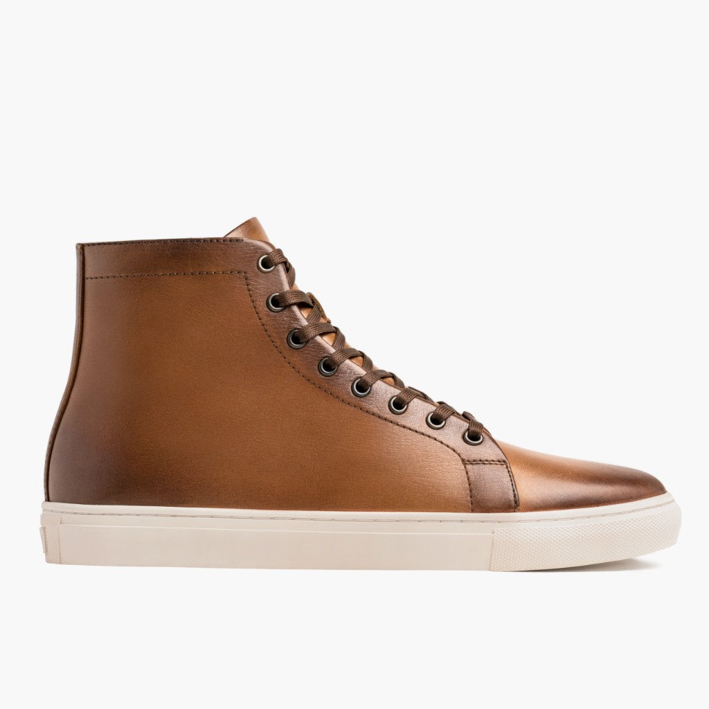 Classic Full-Grain leather Sneakers - Strukturë e qepur Goodyear welt dhe maja e këpucës