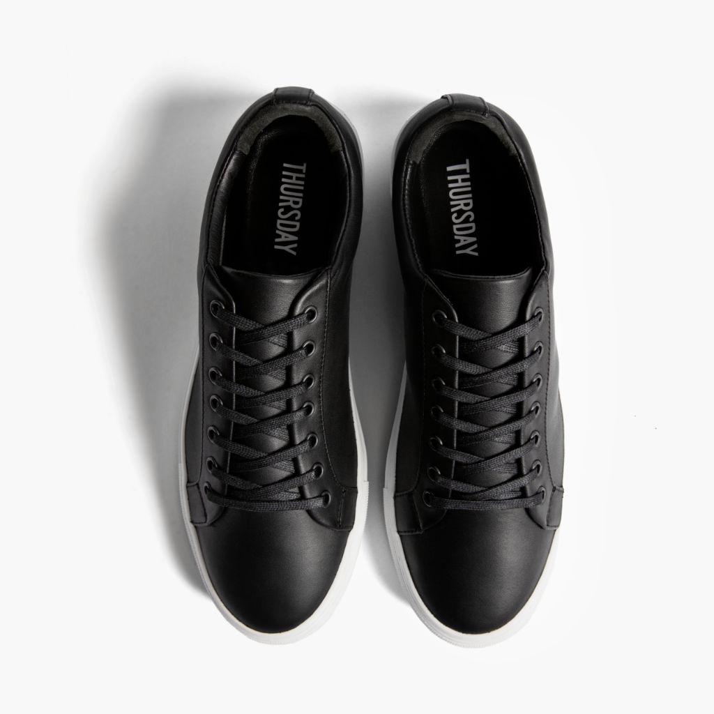 Premier Low Top E zezë Atlete lëkure për Meshkuj For Men - Pjesë e pasme e thembrës e përforcuar dhe qepje dyshe precize