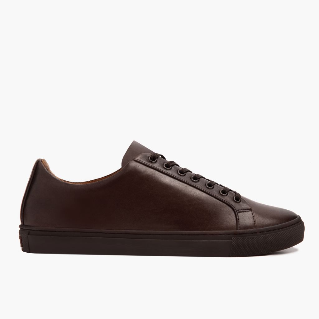 Classic Full-Grain leather Sneakers - Strukturë e qepur Goodyear welt dhe maja e këpucës