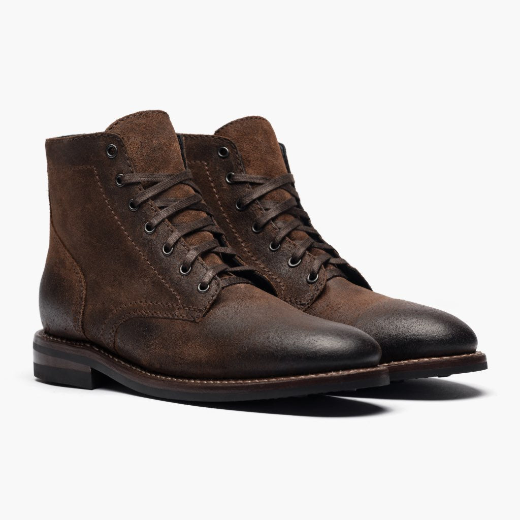 President Mocha Çizme lëkure për Meshkuj For Men in Mocha Full-Grain Leather - Pamje anësore | Bli online