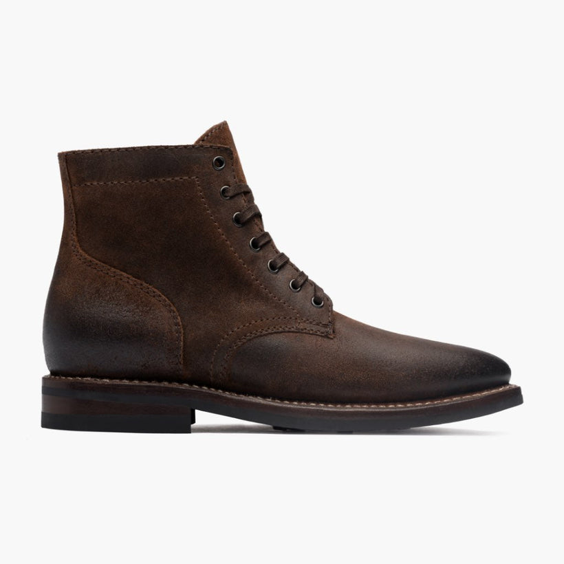 President Mocha Leather Boots për meshkuj
