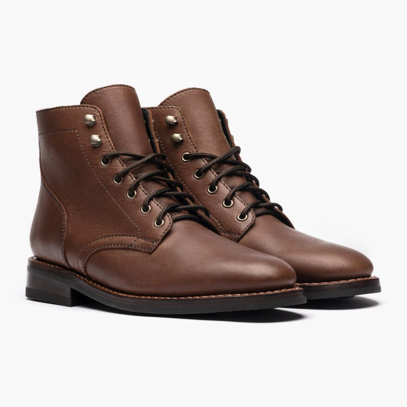 President Whiskey Leather Boots për meshkuj