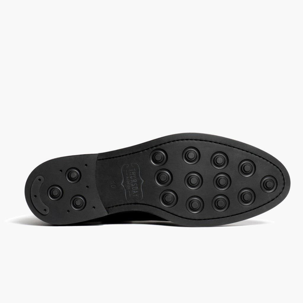 High-Traction Rubber Outsole & Lug Tread Pattern on Cadet Walnut Çizme lëkure për Meshkuj