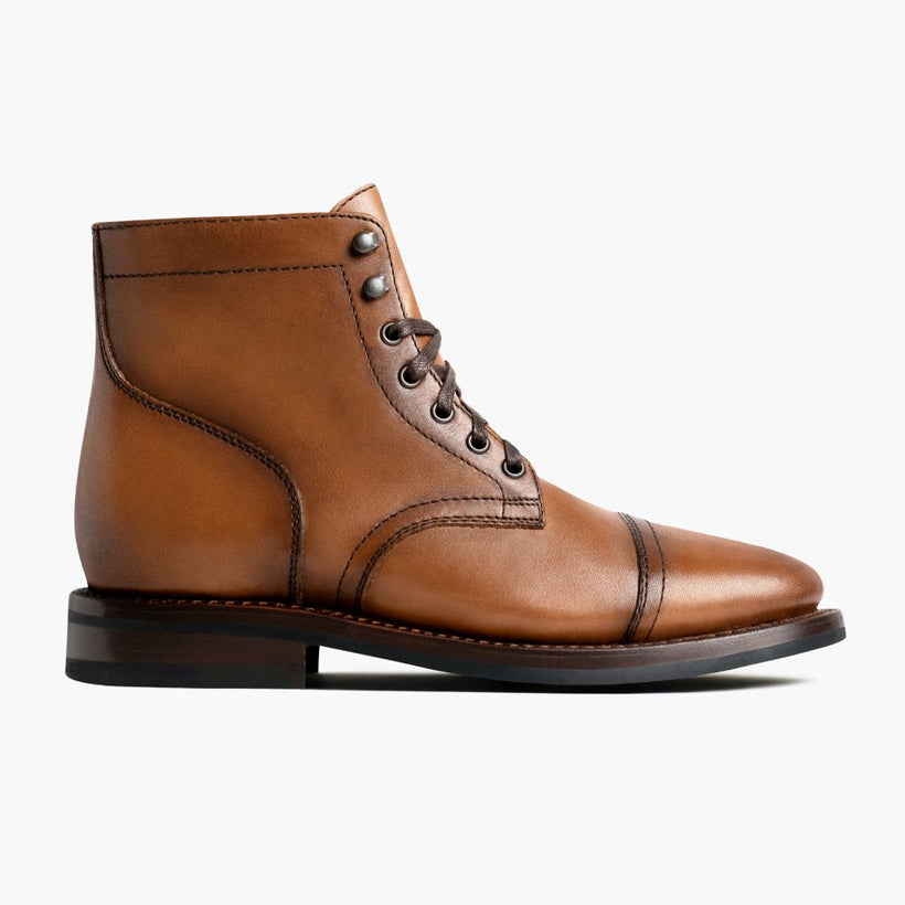 Captain Toffee Leather Boots për meshkuj