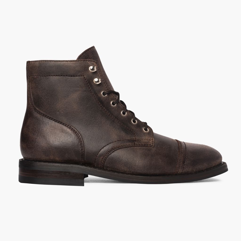 Classic Full-Grain leather Boots - Strukturë e qepur Goodyear welt dhe maja e këpucës
