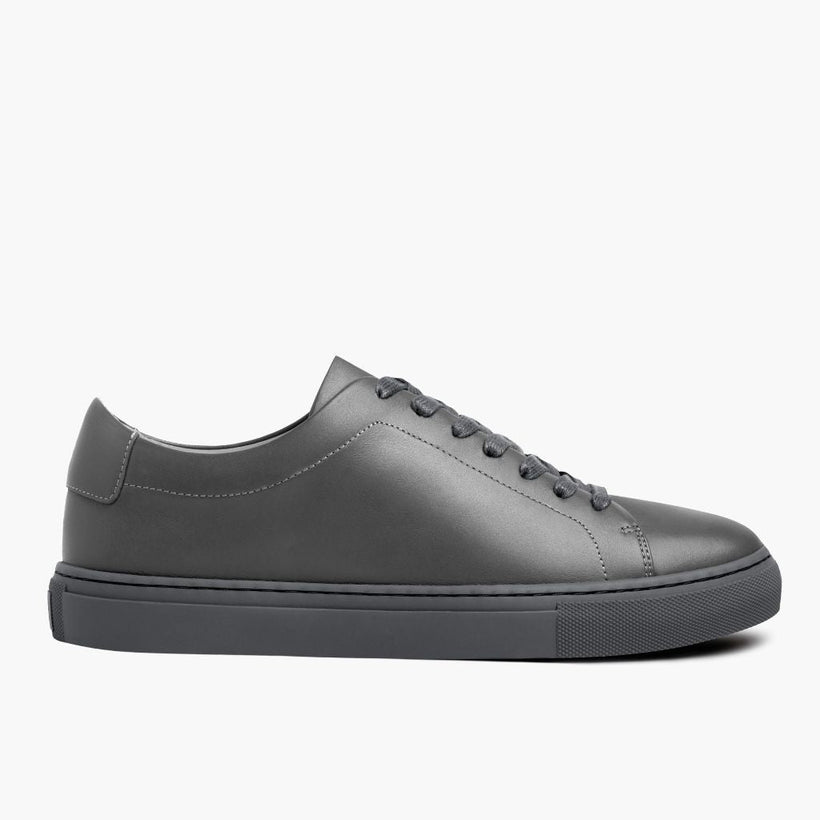 Encore Steel Grey Leather Sneakers për meshkuj