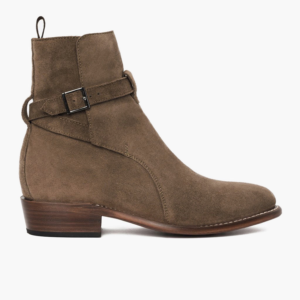 Black Full-Grain leather Boots - Strukturë e qepur Goodyear welt dhe maja e këpucës
