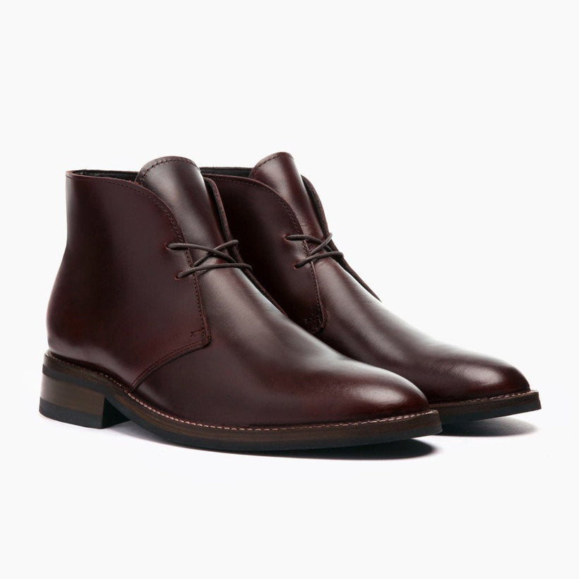 Scout Kafe Leather Boots për meshkuj