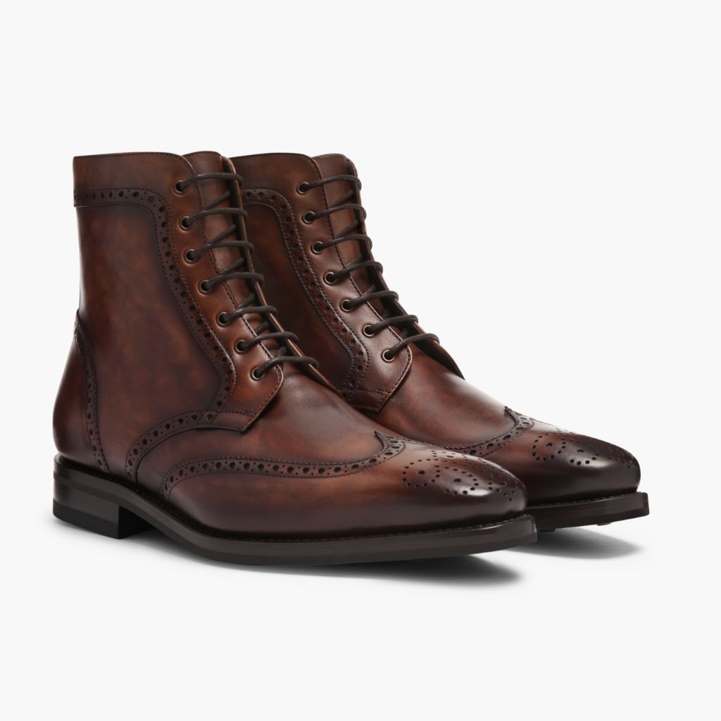 Wingtip Color #77 Çizme lëkure për Meshkuj For Men in Classic Full-Grain Leather - Pamje anësore | Bli online