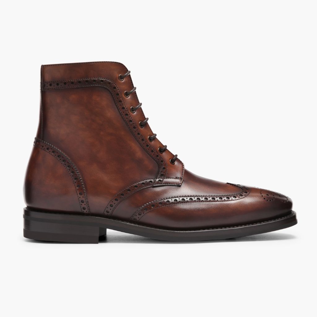 Classic Full-Grain leather Boots - Strukturë e qepur Goodyear welt dhe maja e këpucës