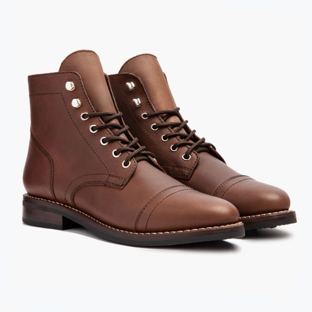 Classic Full-Grain leather Boots - Strukturë e qepur Goodyear welt dhe maja e këpucës