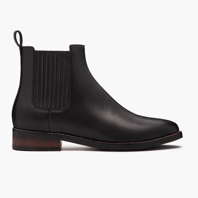 Dreamer E zezë Leather Boots për femra