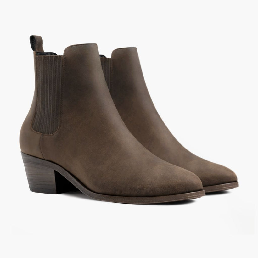 Dreamer Bootie Tobacco Leather Boots për femra