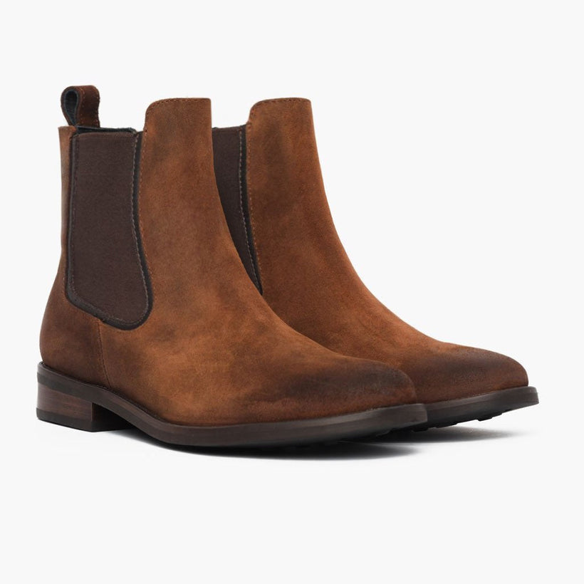 Duchess Glazed Ginger Leather Boots për femra