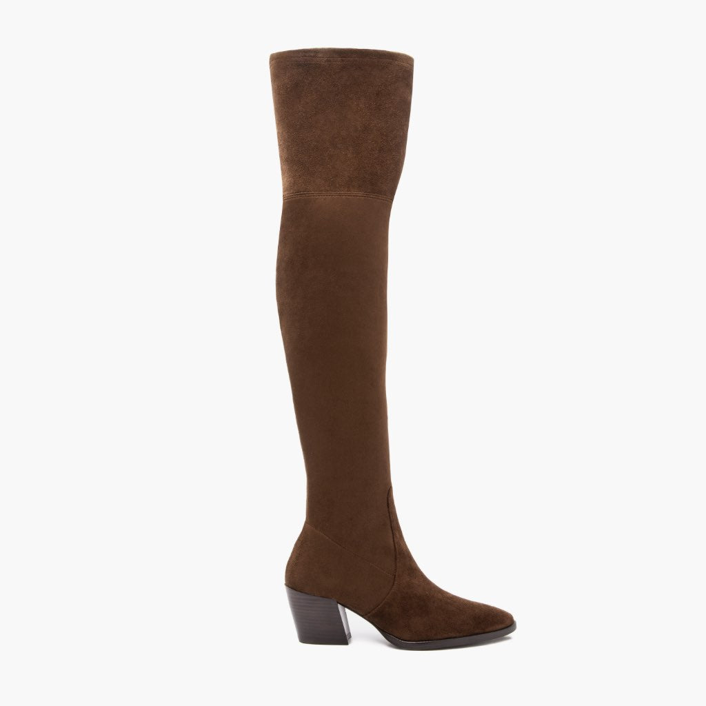 Tempest Espresso Çizme lëkure për Femra in Classic Full-Grain Leather - Pamje anësore | Bli online
