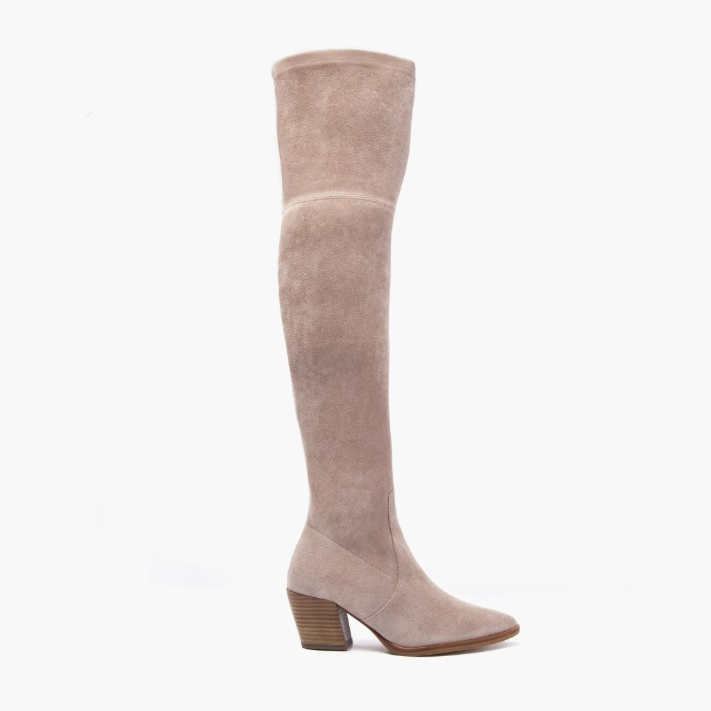 Tempest Sand Çizme lëkure për Femra in Classic Full-Grain Leather - Pamje anësore | Bli online