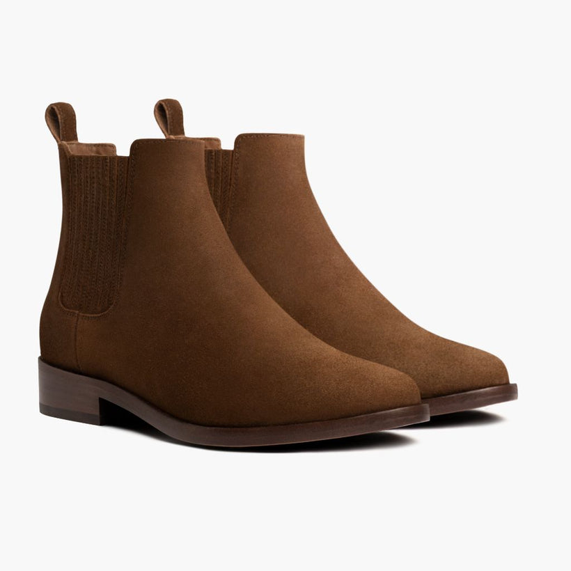Dreamer Cinnamon Leather Boots për femra