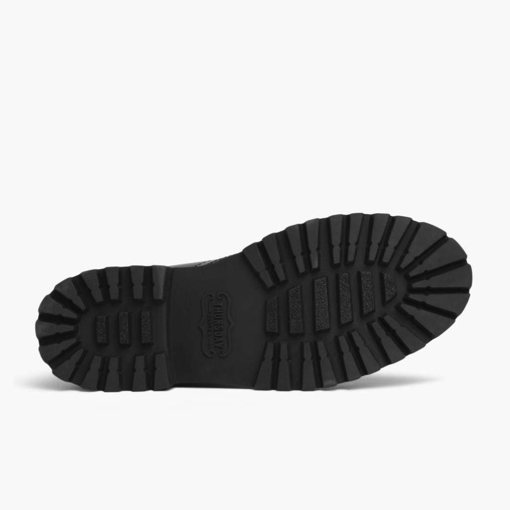 High-Traction Rubber Outsole & Lug Tread Pattern on Captain E zezë (StormKing®) Çizme lëkure për Femra