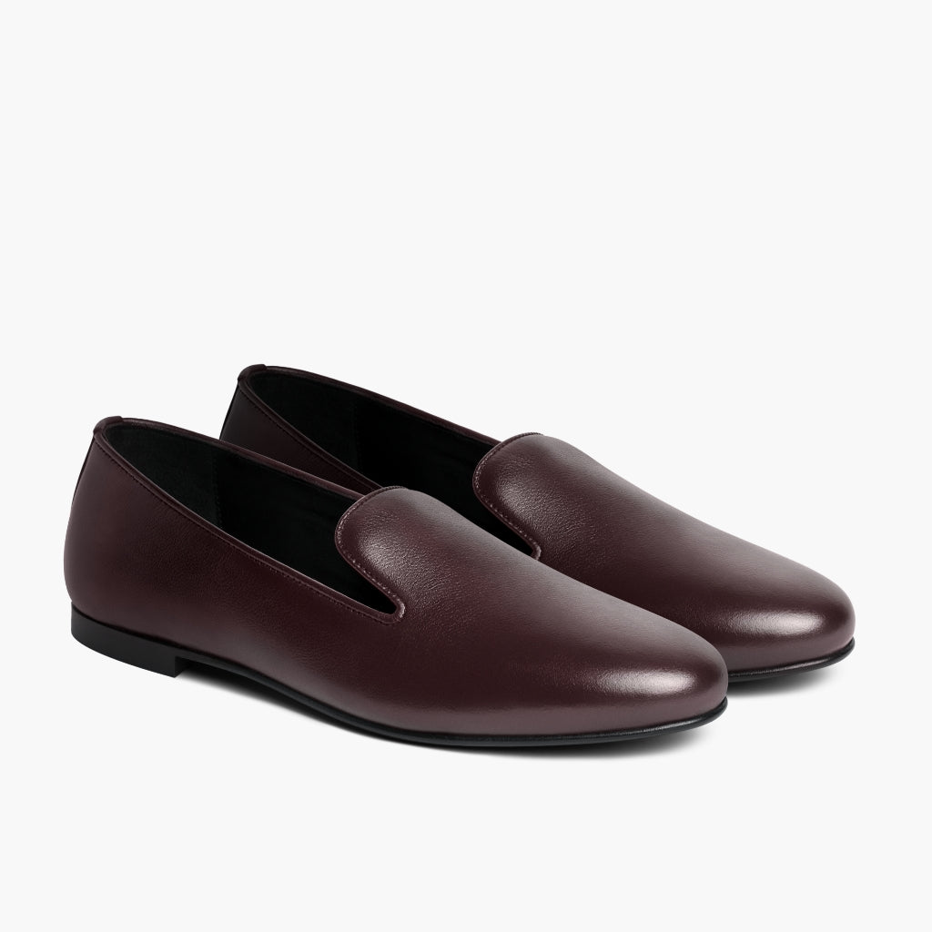 Eden Burgundi Çizme lëkure për Femra in Burgundy Full-Grain Leather - Pamje anësore | Bli online