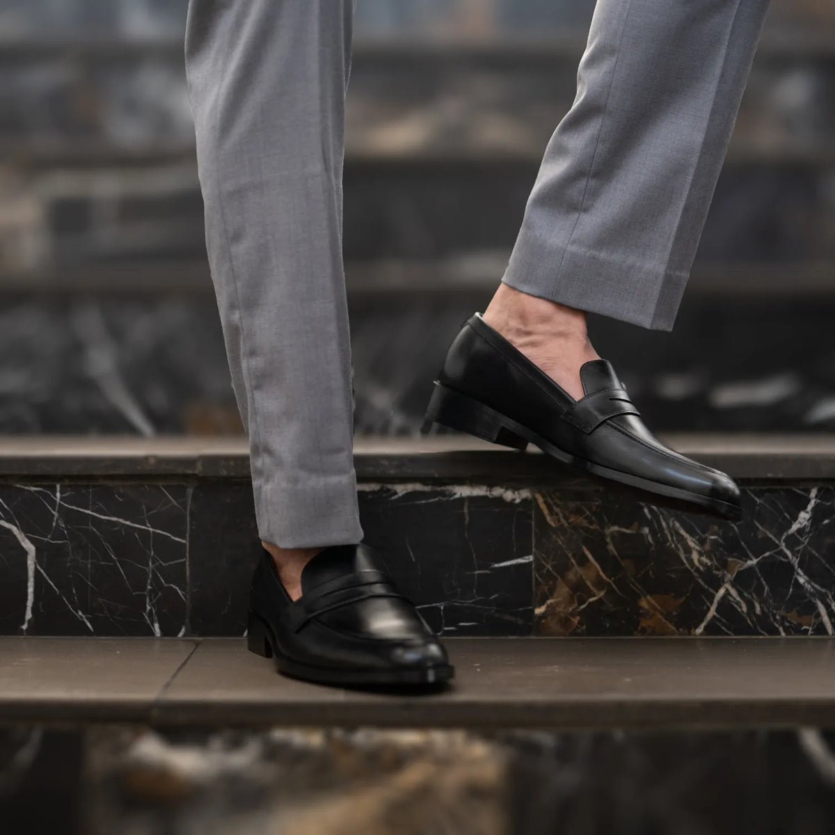 Orlaven Baxton E zezë Mokasina lëkure për Meshkuj footwear image 10