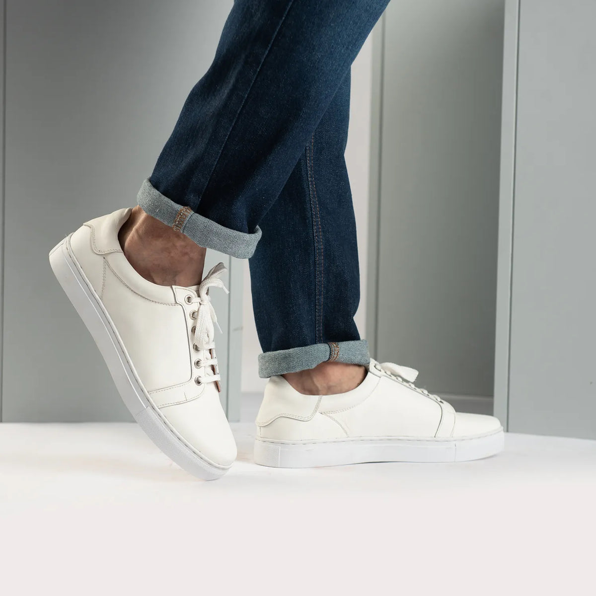 Orlaven Carter Runn White Atlete lëkure për Meshkuj footwear image 10