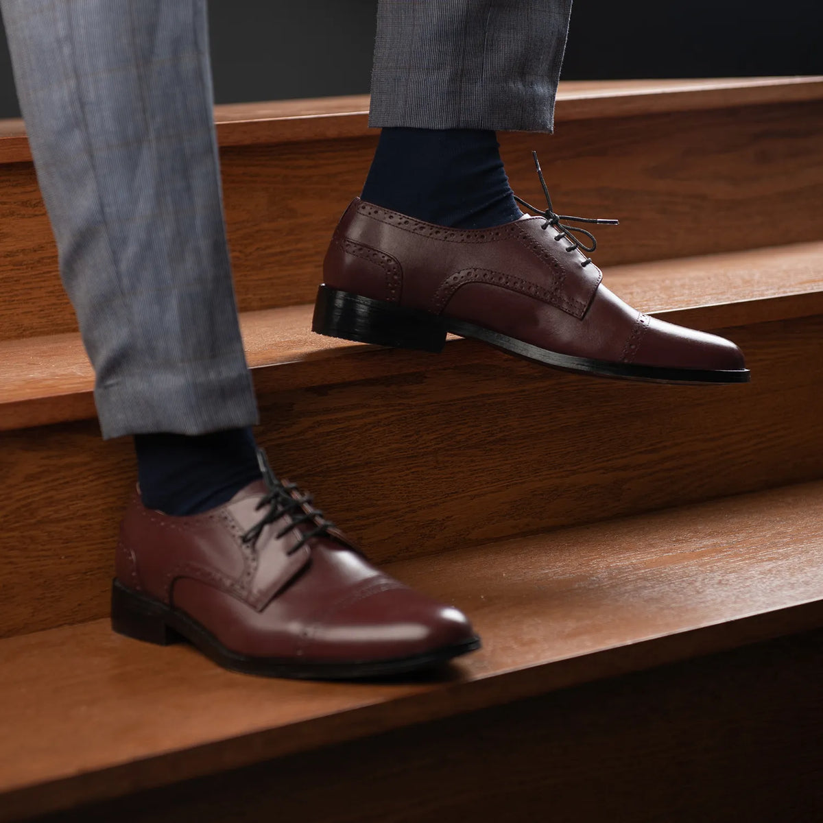 Orlaven Dirk Brogues Derby Vishnje Këpucë lëkure për Meshkuj footwear image 10
