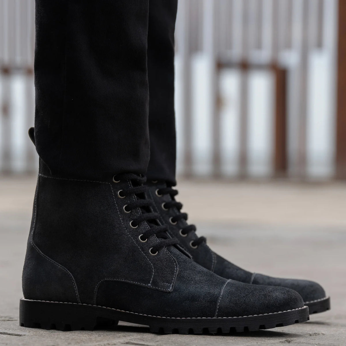 Orlaven Knight Derby Grey Suede Çizme lëkure - TerraGrip për Meshkuj footwear image 9